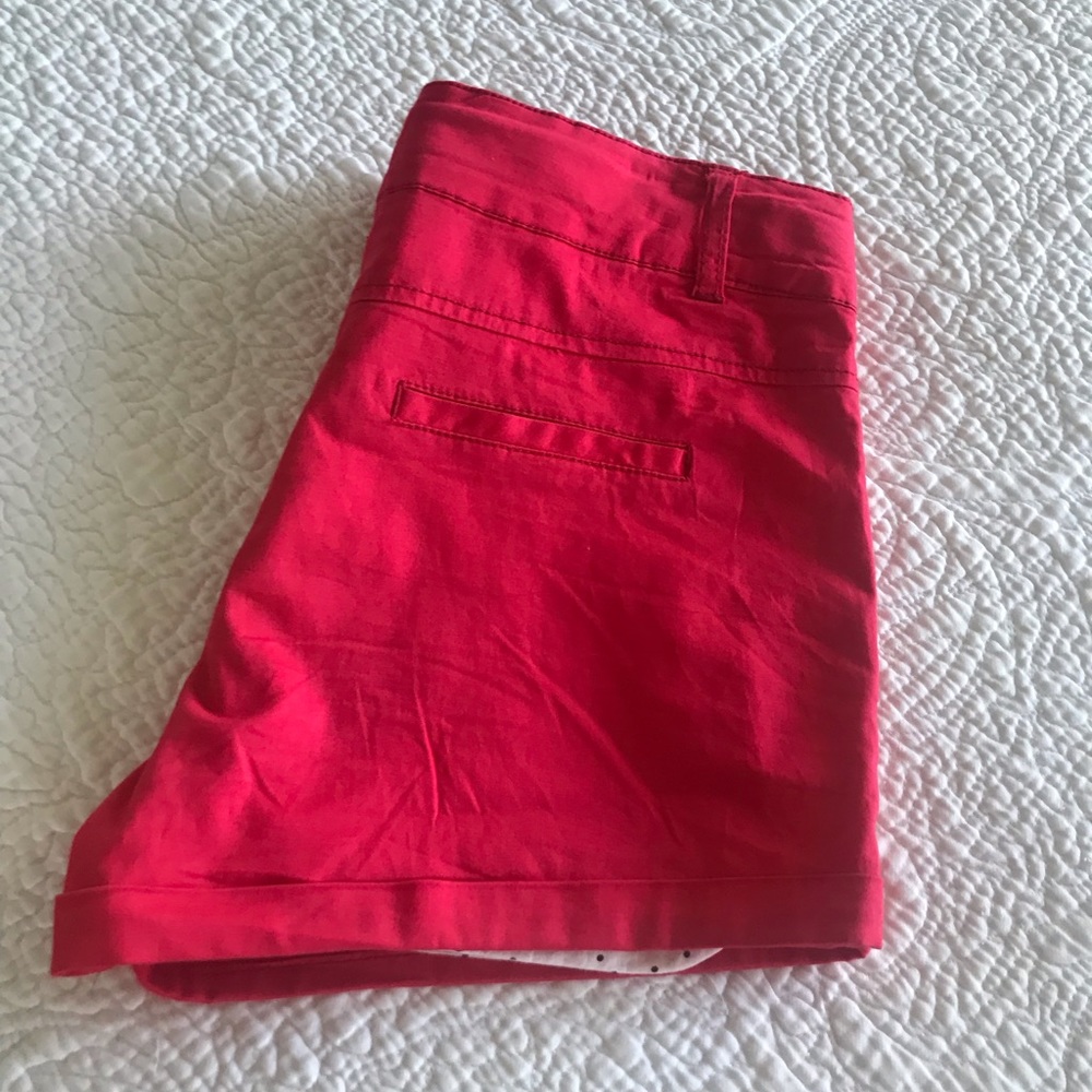 Red Zara kids shorts